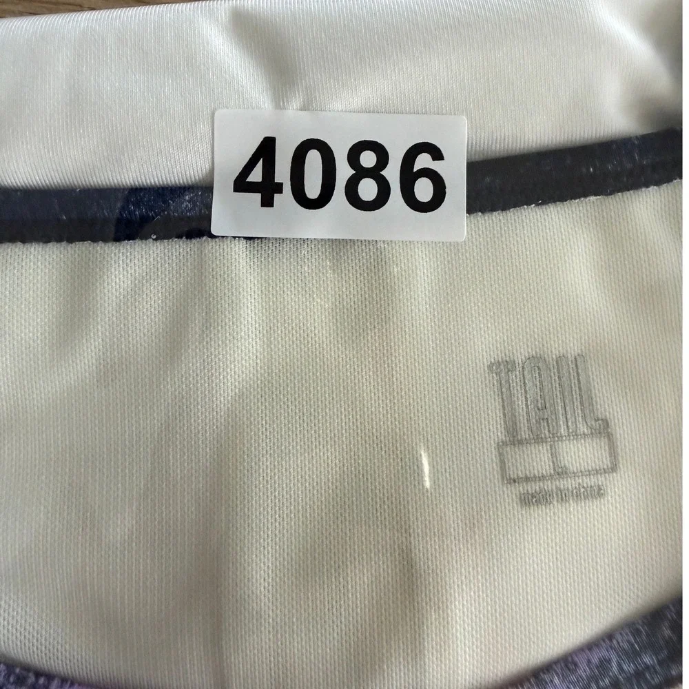 Tail Activewear Layered Mesh Racerback Tennis Tank Top Womens L White Preppy - Picture 8 of 8